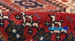 Cypress Persian Handwoven Rug - Elegant Cream Design - Top view showing pattern and color tone