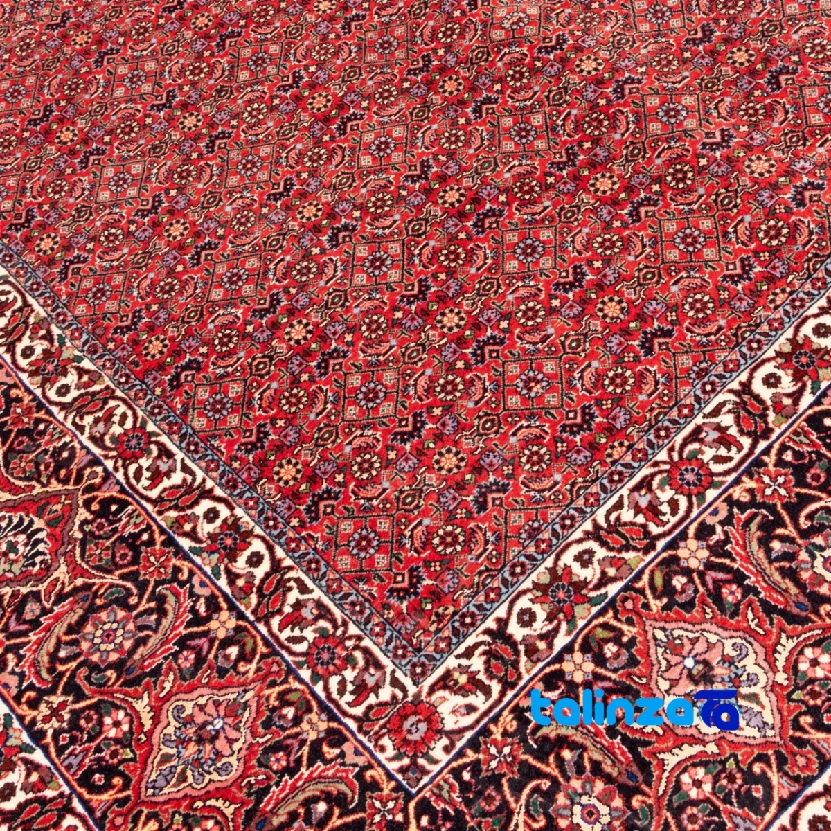Full spread of Cypress Handwoven Carpet Unique Design overall layout
