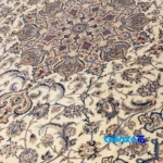 Top view of Cypress Persian Handwoven Rug - Unique Design pattern and color tone
