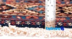 Si Persia Handwoven Carpet Red Elegant Design pattern and color tone (Top view)