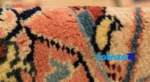 Cypress Handwoven Runner Rug Geometric Design Cream - Full spread showing overall layout