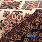 Cypress Persian Handwoven Rug Geometric Design pattern and color tone (Top view)