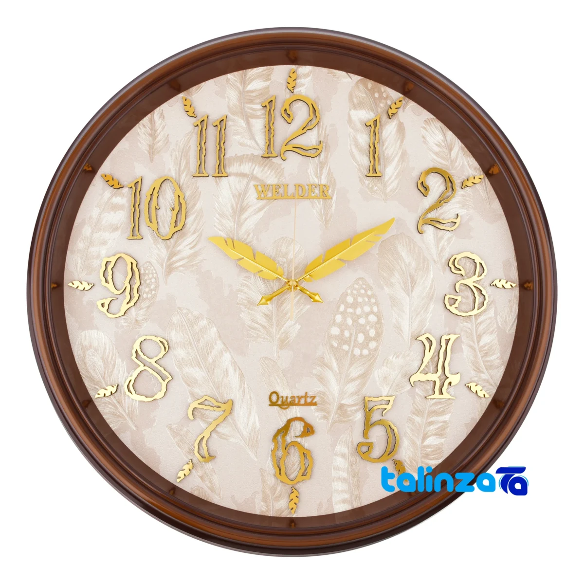 Wilder Quartz Wall Clock Model 646 - Front view showing dial layout and markers
