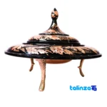 HQ Copper Candy Dish Diamond Cut Design - Package front showing product labeling and brand