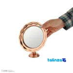 Zanjan Copper Candle Holder Handcrafted Design and key details (Front view)