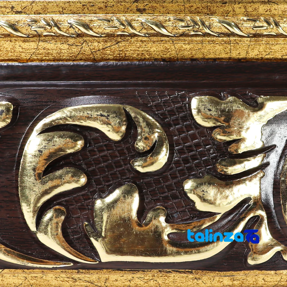 Front view of Handcrafted Art Panel Ayat Al-Sharifah Design and key details