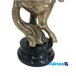 Front view of Brass Horse Statue H-2094 Elegant Design and key details