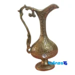 Front view of H-1318 Brass Rose Water Sprinkler with Handle design and key details