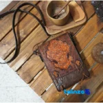Handmade Women's Crossbody Bag Rose Design - Front view showing and key details