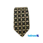 Parizad Handmade Men's Tie Unique Silk Embroidery - Front view showing design and key details