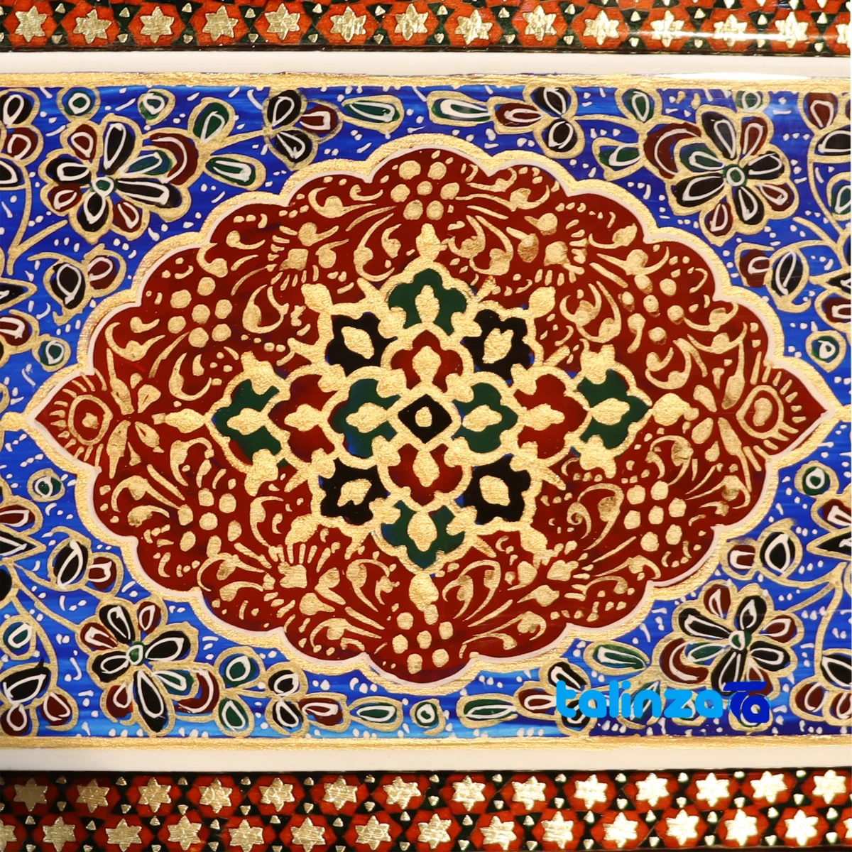 Front view of Shahkar Copper Engraved Handmade Wall Artwork 127 x 3 design and key details