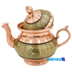 Front view of Khatamkari Samovar Set Inlaid 51 x 31 design and key details
