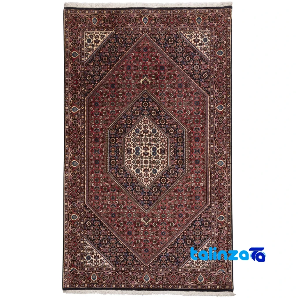 Luxury vs Budget Persian Rugs - Si Persia Handwoven Carpet Red Design overall layout (Full spread)