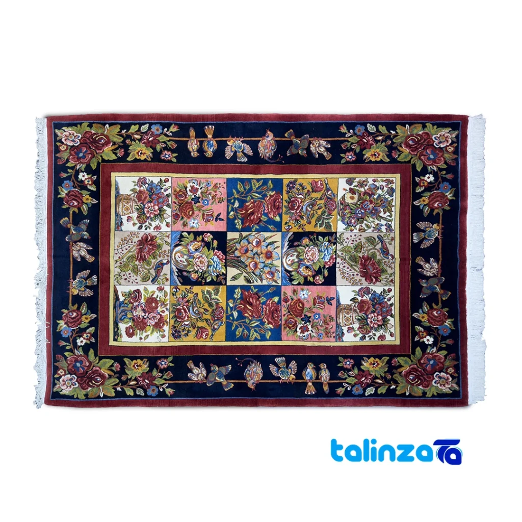 Persian Rug Stain Removal Tips - Bakhteyari Handwoven Rug Colorful Design overall layout (Full spread)