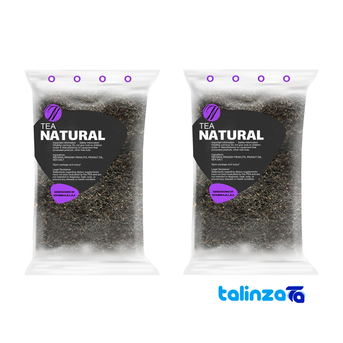 Premium Iranian Tea Brands - mixed tea - Front view Natural Mixed Tea Package