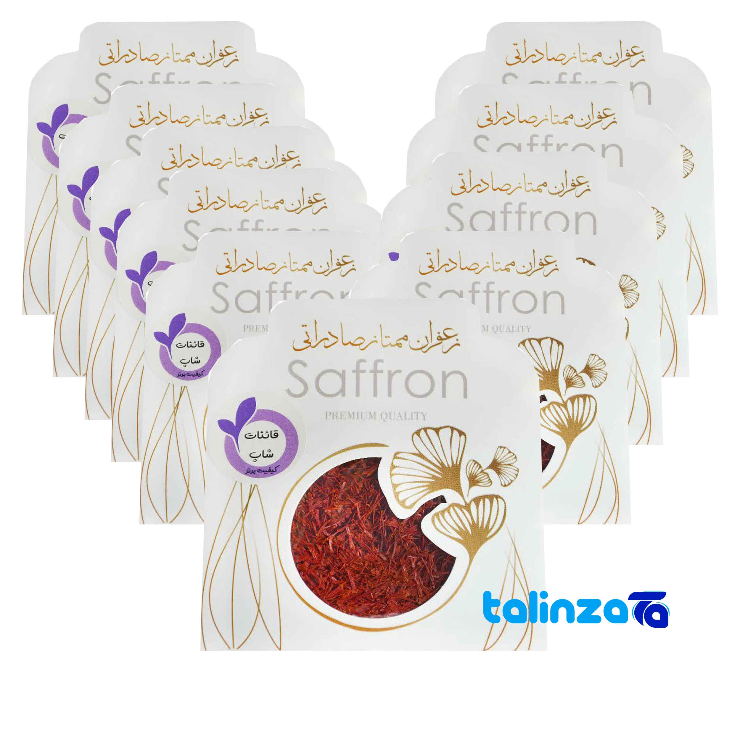 Saffron for Rice Dishes - saffron - Front view Saffron pack front