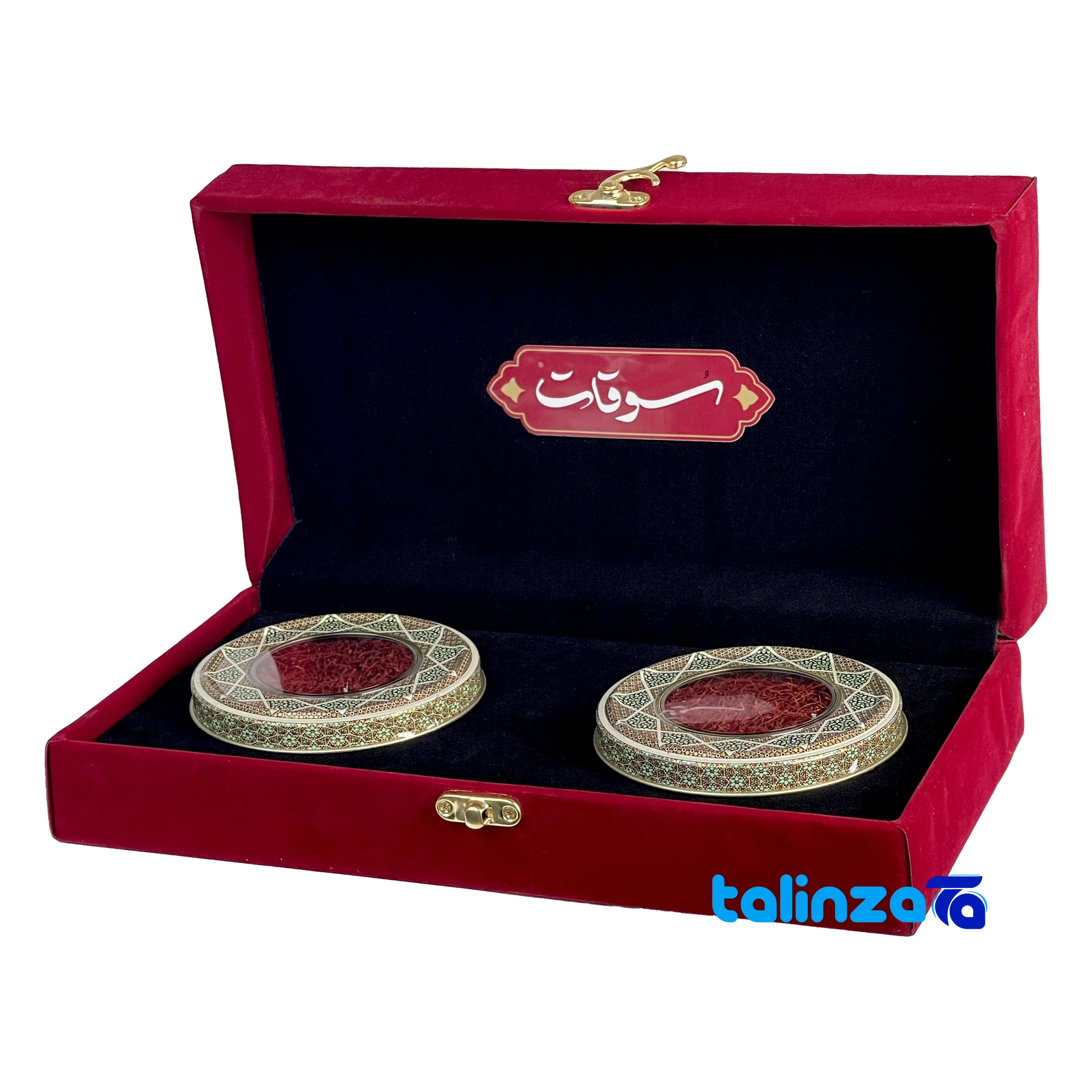 Saffron Water Preparation - premium saffron gift - Package front product labeling and brand
