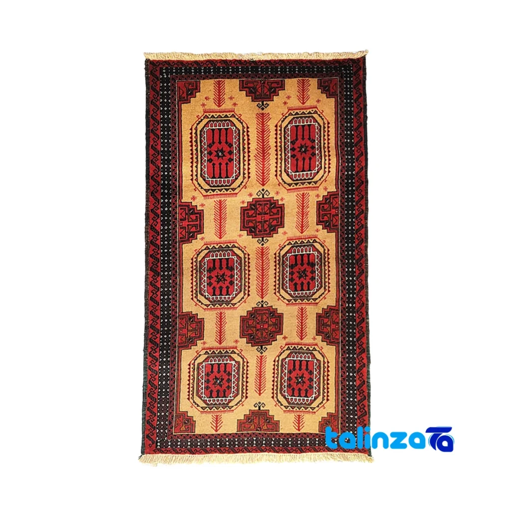 Silk vs Wool Persian Rugs - NKP Handwoven Rug Natural Dye Cream pattern and color tone (Top view)