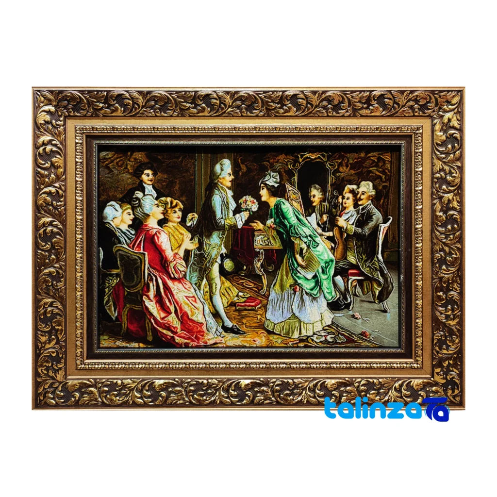 Sound Dampening with Persian Tapestries - Persian Tapestry - Top view pattern and color tone