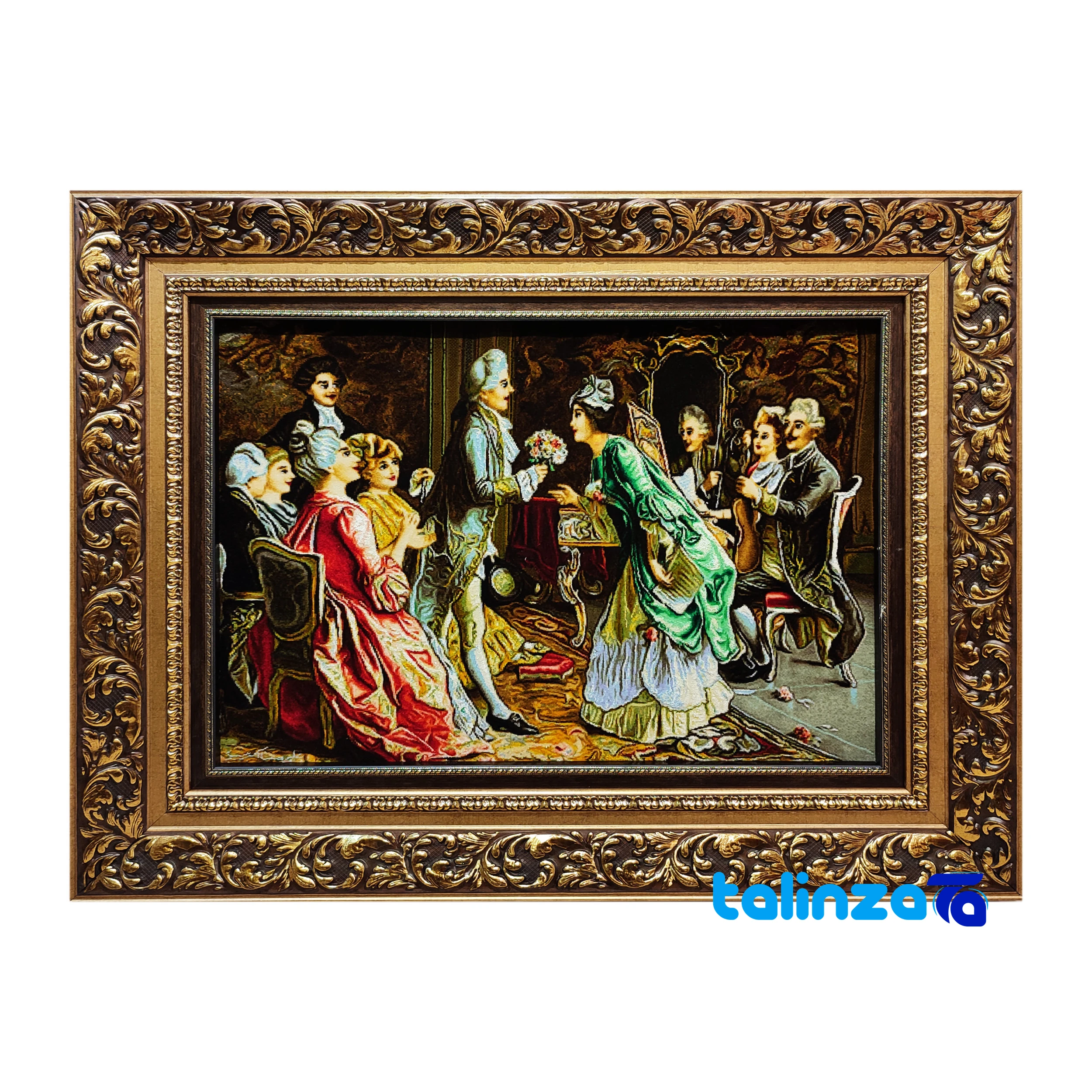 Sound Dampening with Persian Tapestries - Persian Tapestry - Top view pattern and color tone