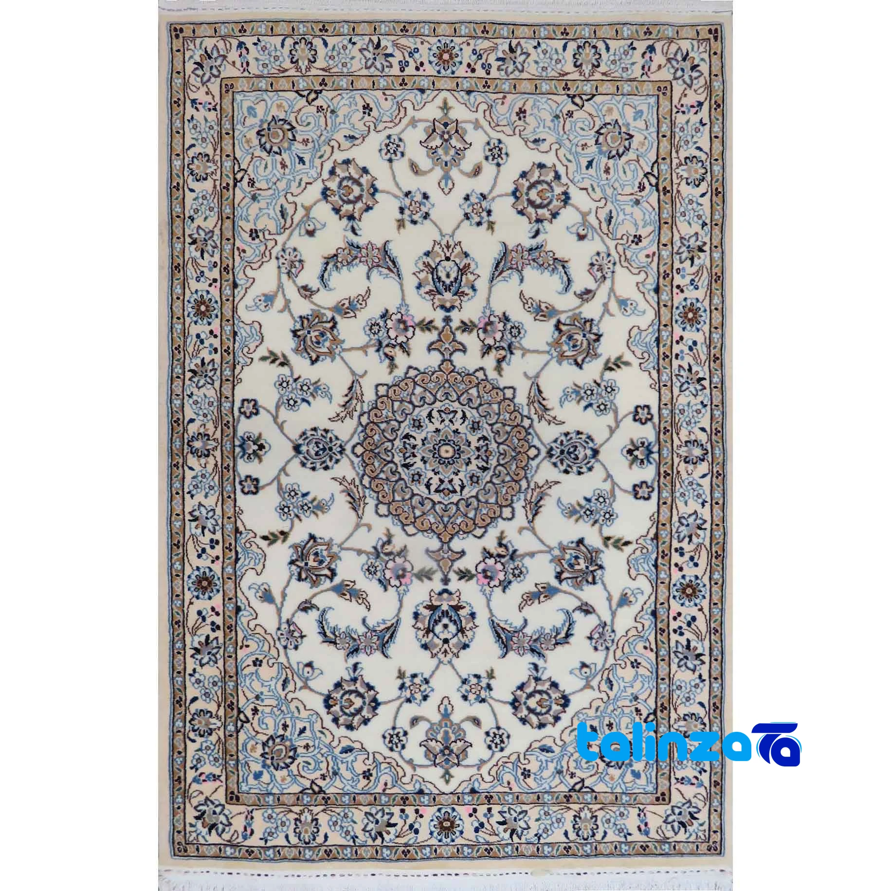 What Size Persian Rug Do I Need - Nain Handwoven Rug 1. Elegant Design overall layout (Full spread)
